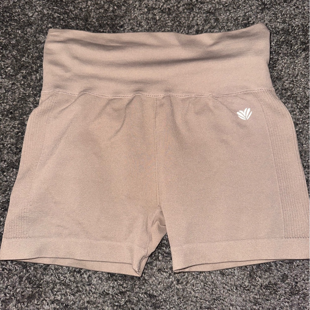 Women's Tan work out Shorts